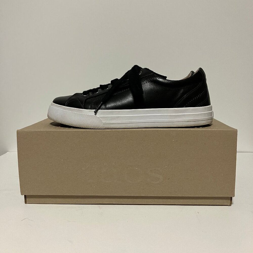 Taos Plim Soul Lux Shoes, Size 8W (8 Wide), Women's, Leather, Black & White - Picture 2 of 15